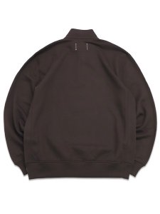 画像2: 【送料無料】REIGNING CHAMP MIDWEIGHT TERRY STANDARD BUTTON MOCKNECK COFFEE (2)