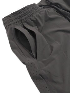 画像5: 【送料無料】REIGNING CHAMP 4-WAY STRETCH NYLON STANDARD TRAINING SHORT 9" CARBON (5)