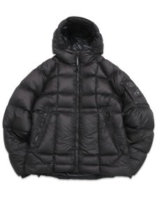 画像1: 【送料無料】C.P.COMPANY D.D. SHELL HOODED DOWN JACKET BLACK (1)