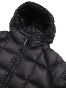 画像3: 【送料無料】C.P.COMPANY D.D. SHELL HOODED DOWN JACKET BLACK (3)