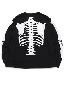 画像2: 【送料無料】VANSON THERMAL L/S TEE WHITE BONE PATCH (2)