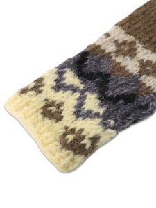 画像3: sublimeroe HAND KINT NORDIC GLOVE MOCA MIX (3)