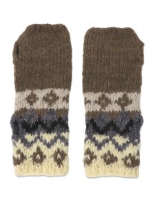 画像1: sublimeroe HAND KINT NORDIC GLOVE MOCA MIX (1)
