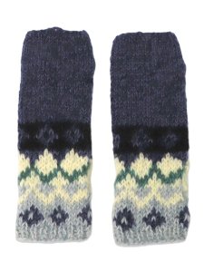 画像1: sublimeroe HAND KINT NORDIC GLOVE NAVY MIX (1)