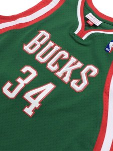 画像3: 【送料無料】MITCHELL & NESS DARK JERSEYJERSEY BUCKS 13-14 #34 G.ANTETOKOUNMPO (3)