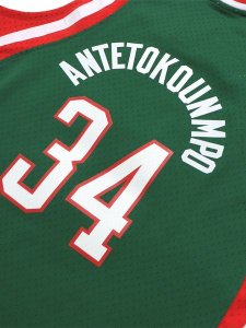 画像4: 【送料無料】MITCHELL & NESS DARK JERSEYJERSEY BUCKS 13-14 #34 G.ANTETOKOUNMPO (4)