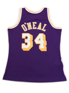 画像2: 【送料無料】MITCHELL & NESS SWINGMAN JERSEY LAKERS 96-97 #34 SHAQUILLE O'NEAL (2)