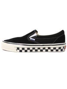 画像1: 【送料無料】VANS LX CLASSIC SLIP-ON 98 CHCKRBRD SIDEWALL BLACK/MARSHMALLOW (1)