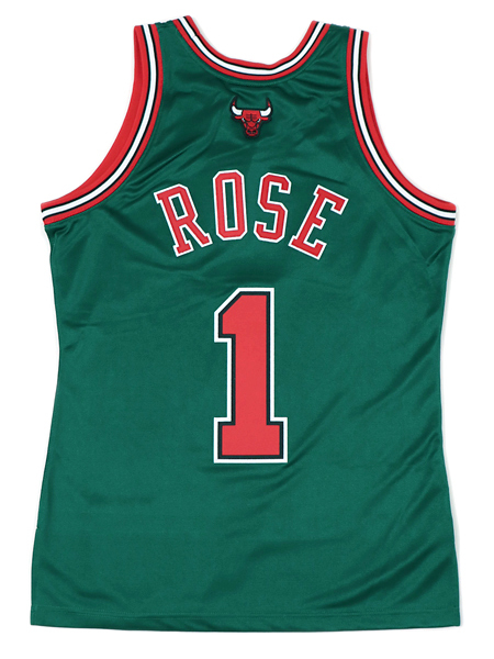 MITCHELL NESS AUTHENTIC JERSEY BULLS 08 09 1 D.ROSE FIVESTAR