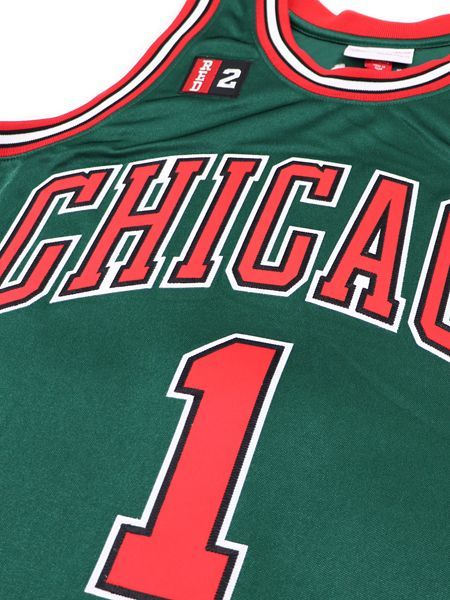 送料無料】MITCHELL & NESS AUTHENTIC JERSEY BULLS 08-09 #1 D