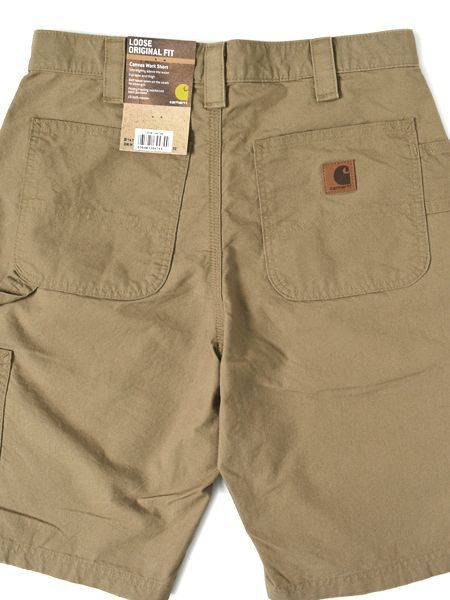 SALE CARHARTT CANVAS WORK SHORT DARK KHAKI FIVESTAR