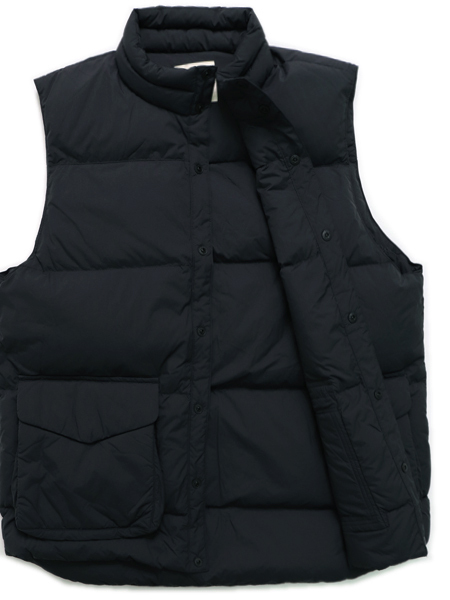 送料無料】SNOW PEAK RECYCLED NYLON RIPSTOP DOWN VEST - FIVESTAR