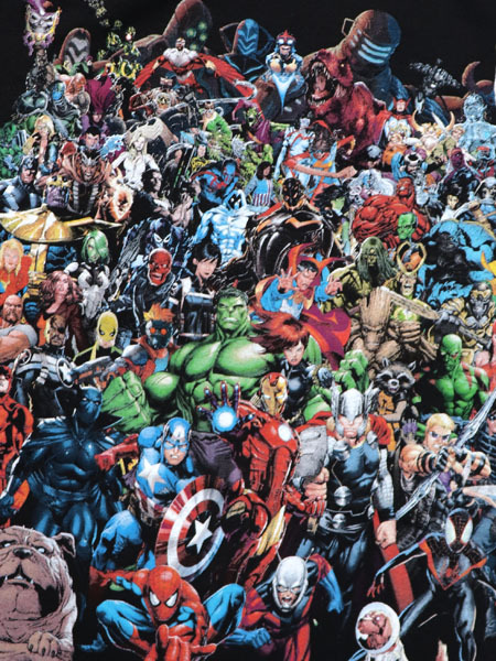 SALE】IMPACT MERCHANDISING MARVEL COMICS MARVEL UNIVERSE TEE