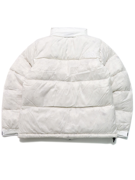メーカー取寄品 THE NORTH FACE◇Undyed Nuptse Jacket/ダウンジャケット/M/ポリエステル/ホワイト/ND922  ジャケット、上着 CONVERSADEQUINTALCOM