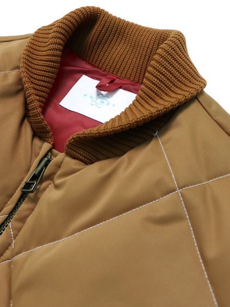SALE】【送料無料】WHIMSY SOCKS REFLECTIVE QUILTED DOWN VEST CAMEL