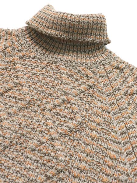 SALE】【送料無料】SNOW PEAK ALPACA MIXED KNIT TURTLENECK PULL ECRU