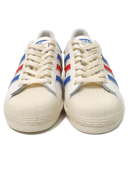 Slumber feudale Hemmelighed 送料無料】ADIDAS SUPERSTAR 82 CLOUD WHITE/BLUE DAWN/RED - FIVESTAR