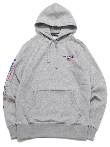 送料無料】POLO RALPH LAUREN POLO SPORT FLEECE HOODIE A.HTR/RED - FIVESTAR