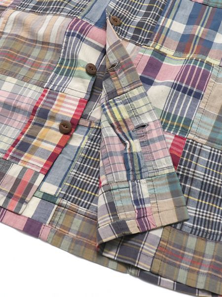 送料無料】POLO RALPH LAUREN CLASSIC FIT MADRAS PATCHWORK SHIRT