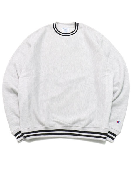 Striped clearance champion crewneck