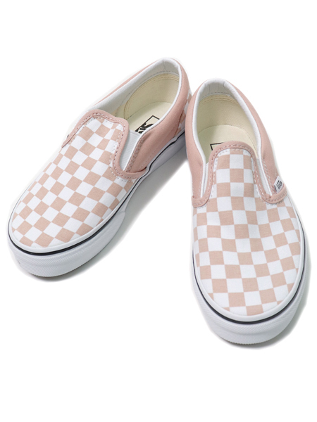 KIDS】VANS UY CLASSIC SLIP-ON THEORY CHK ROSE SMOKE - FIVESTAR