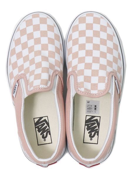 KIDS】VANS UY CLASSIC SLIP-ON THEORY CHK ROSE SMOKE - FIVESTAR