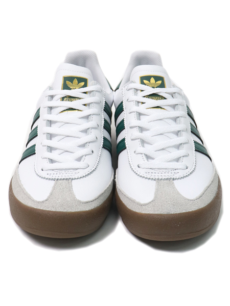 adidas jeans green white
