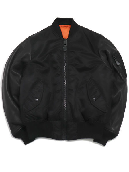 SALE AVIREX EXPANSION LEATHER SLEEVE MA 1 FIVESTAR