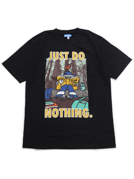 SALE】MARKET JUST DO NOTHING TEE WASHED BLACK - FIVESTAR