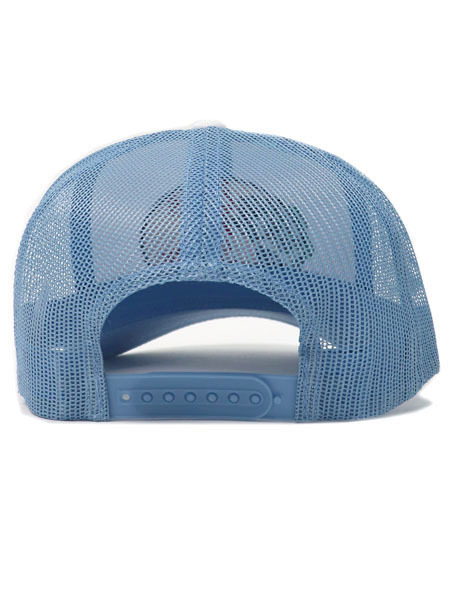BASS PRO SHOPS EMBROIDERED LOGO MESH TRUCKER CAP LB/WH