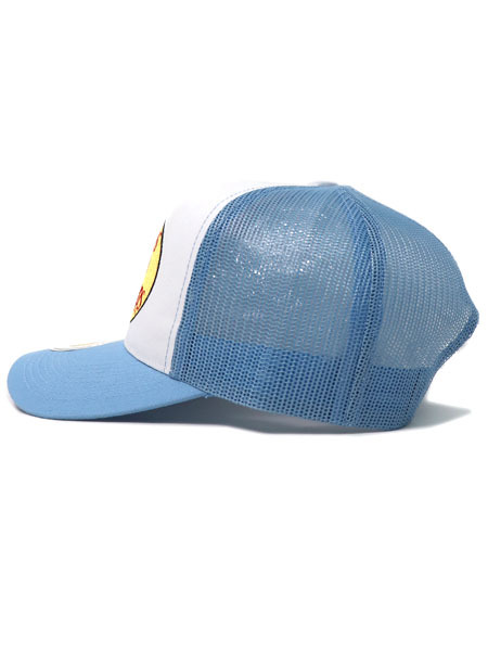 BASS PRO SHOPS EMBROIDERED LOGO MESH TRUCKER CAP LB/WH