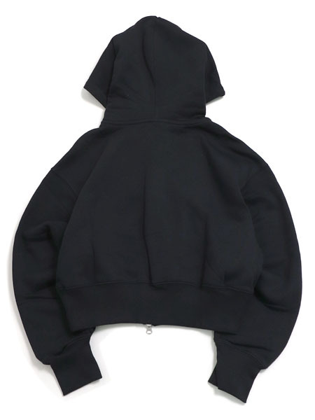 NIKE WMNS PHNX FLC CROP FZ HDY-BLACK/SAIL - FIVESTAR