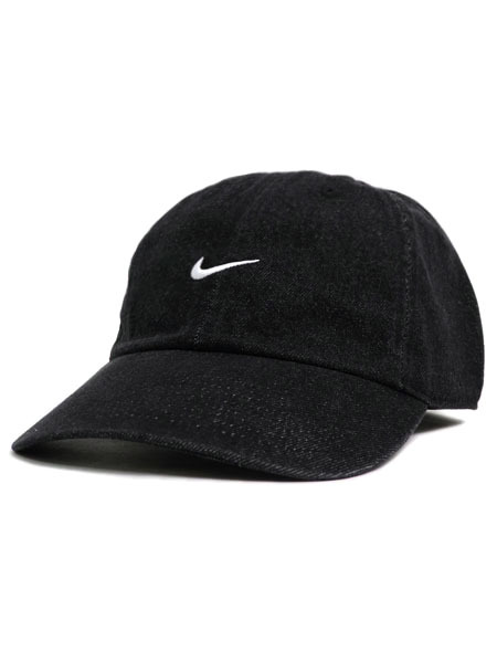 NIKE UNSTRUCTURED DENIM CAP-BLACK/WHITE - FIVESTAR