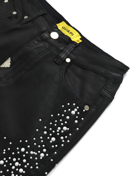パンツ GUAPI VINTAGE OLIVE PEARLS DENIM Vintage Olive Pearls Denim - Guapi Clothing