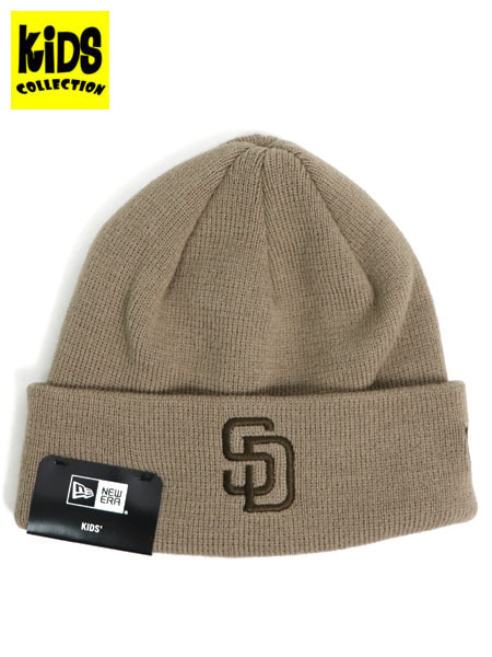 KIDS】NEW ERA KIDS BASIC CUFF KNIT PADRES BEIGE - FIVESTAR