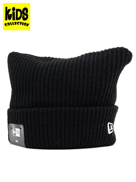 KIDS】NEW ERA KIDS RIB SQUARE KNIT BLACK - FIVESTAR
