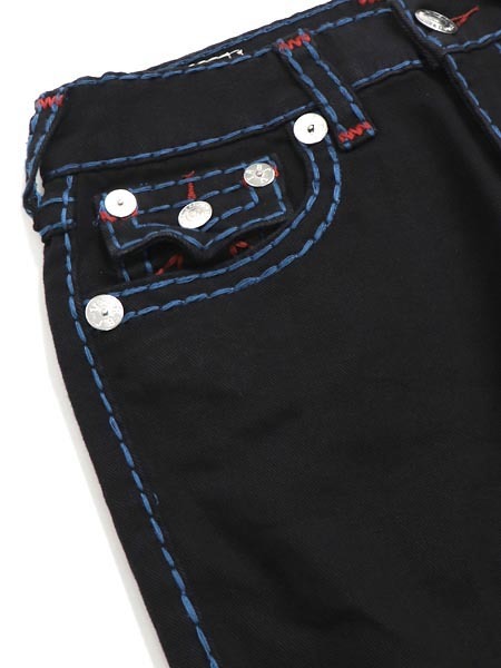 送料無料】TRUE RELIGION RICKY SUPER T STRAIGHT RINSE BLACK - FIVESTAR