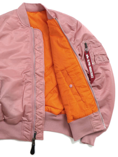 送料無料】ALPHA MA-1 FLIGHT JACKET ROSE - FIVESTAR