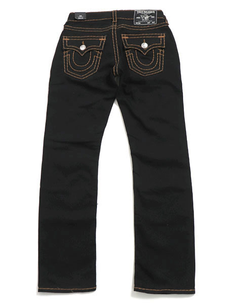 送料無料】TRUE RELIGION RICKY SUPER T STRAIGHT BODY RINSE BLACK