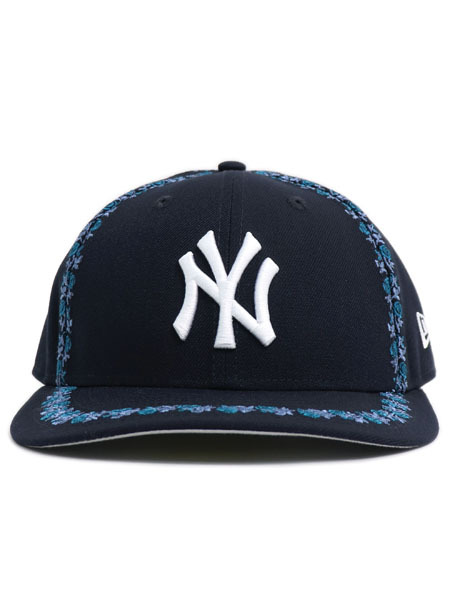 NEW ERA LP 59FIFTY ROSE EMBROIDERY YANKEES NAVY - FIVESTAR