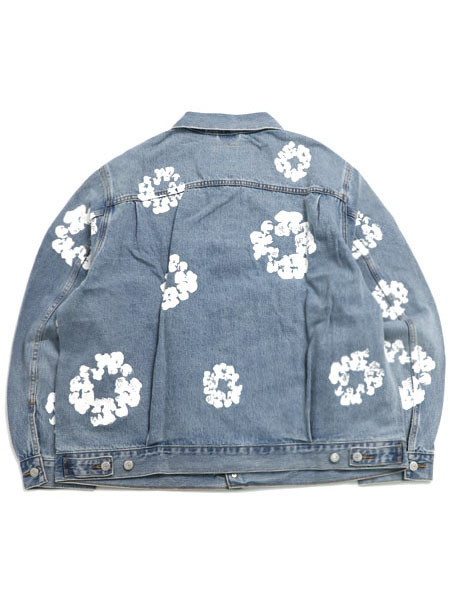 送料無料】DENIM TEARS TYPE-2 ALL OVER WREATH LIGHT WASH - FIVESTAR
