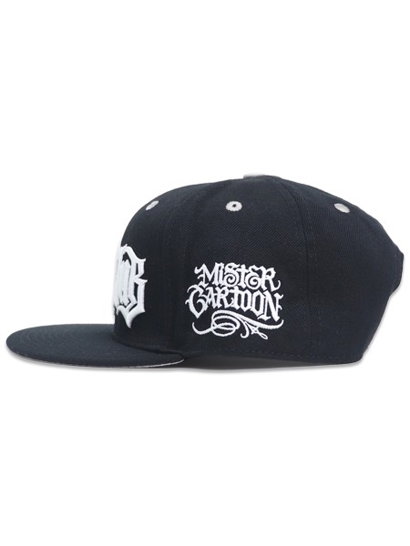 PRO CLUB MISTER CARTOON ROSE SNAPBACK BLACK - FIVESTAR