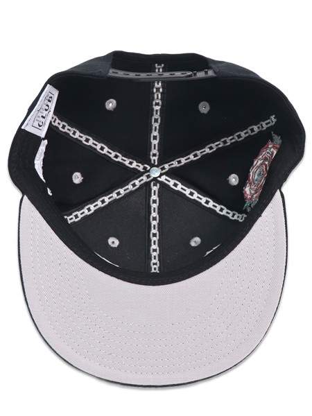 PRO CLUB MISTER CARTOON ROSE SNAPBACK BLACK - FIVESTAR